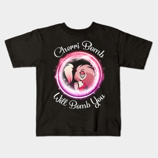 Cute And Powerful Hazbin Hotel Cherri Bomb Kids T-Shirt